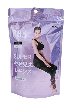 SHAPE IT!骨盤&ヒップWシェイプ細脚レギンスブラック M-L