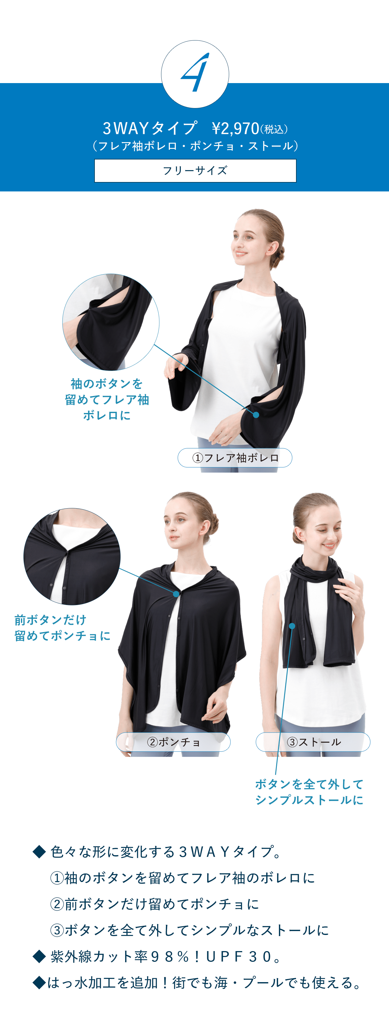 UVbolero | 【公式】トレインショップ｜着圧ストッキング・インナー通販